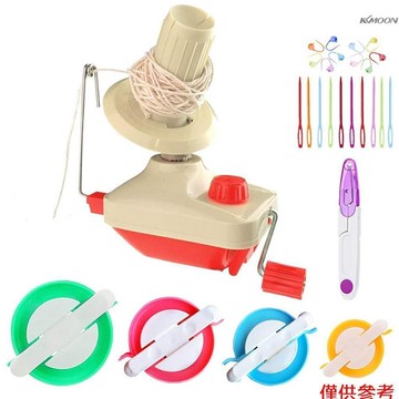 家用桌面羊毛繞線器工具套件紗球繞線器便攜式 Swift 球繞線器易於安裝用於儲紗的低噪音