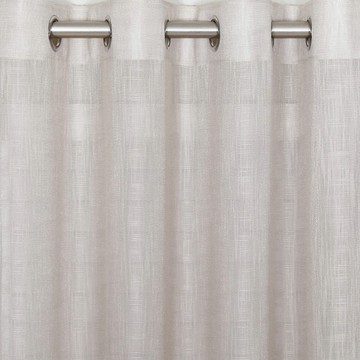 Harper Grommet-Top Eyelet Ready Made Curtain,140x220, Linen
