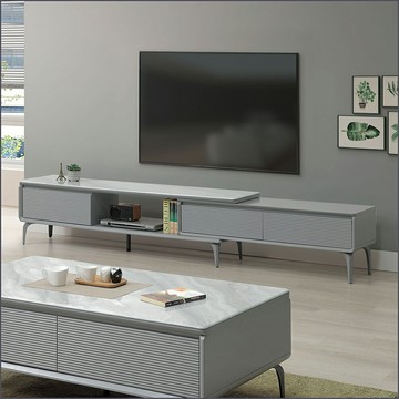 6 尺石面伸縮長櫃 電視櫃 抽屜櫃 高低櫃【163B34701】Leader傢居館163-2338-1800