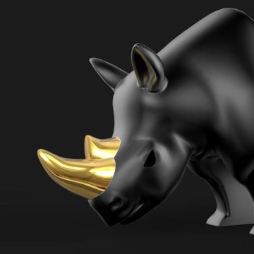 Metalmorphose犀牛鑰匙圈