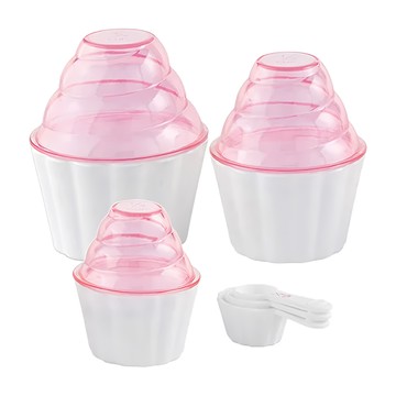 FOX RUN Bake造型量杯量匙9件套 PS塑料 PP塑料  紅色  1組