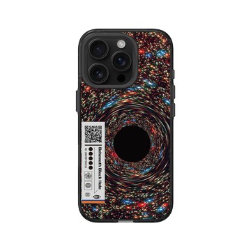 iPhone 16 Pro Clear (相機按鈕) 酷墨灰 - NASA - Behemoth Black Hole Found In An Unlikely Place - QR Code Edition