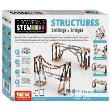 Engino 安捷積木 教育系列 建築與橋樑 初階 積木玩具 STEM  1盒