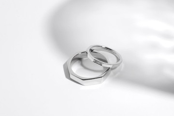 【現貨24HR快速出貨】一抹微光。純銀戒指 情人對戒