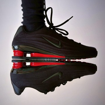 NIKE SHOX Z 黑紅 針織鞋面 MEOVV同款 彈簧鞋 復古 女鞋 HQ7540-002