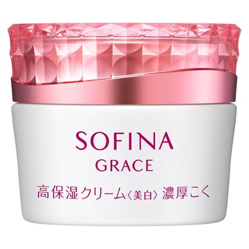 SOFINA 蘇菲娜 Grace 豐盈保濕美白霜 40g 高保濕滋潤 女性美白護膚  1罐