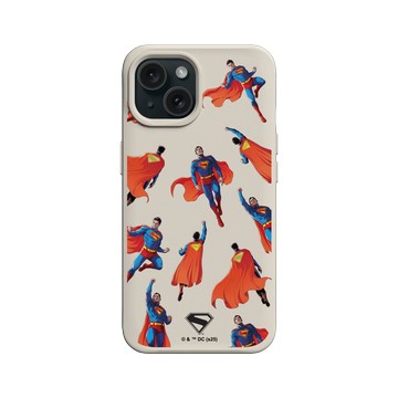 iPhone 15 SolidX 貝殼灰 - Superman - Superman-飛行模式
