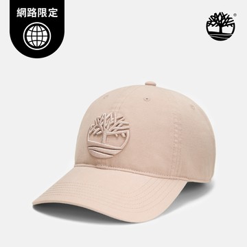 【網路限定】男款淺米色刺繡LOGO棒球帽|A66BA221