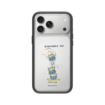 iPhone 17 Pro Max Mod NX -邊框背蓋組合 (相機按鈕) 黑 - 迪士尼-玩具總動員 Toy Story - 三眼怪疊疊樂玩具