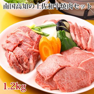ふるさと納税 芸西村 南国高知の土佐和牛焼肉セット 1.2kg