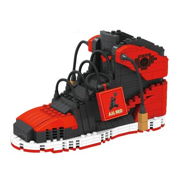 ATTO BLOCK 籃球鞋造型奈米積木 771  1個  紅色