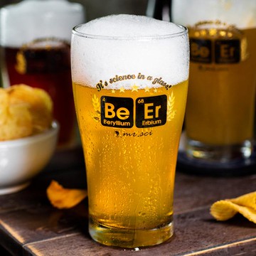 BeEr 化學元素啤酒杯 620ml