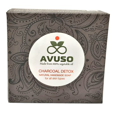 AVUSO 行道者 活炭燭果脂手工皂 100%天然植物油 適合所有膚質  125g  1個