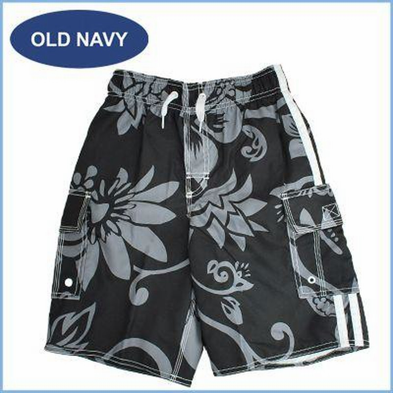 メール便可）OLD NAVY/オールドネイビー水着 ハイビスカス柄スイム