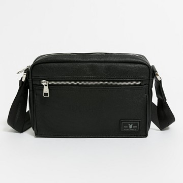 PLAYBOY - 斜背包 Matte Black系列 - 黑色