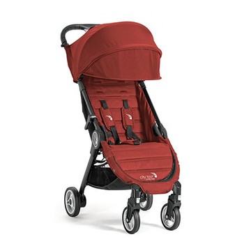 Baby jogger - City tour C形旋風收折 輕量旅行車 - 紅【贈同色收納背袋】【悅兒園婦幼生活館】