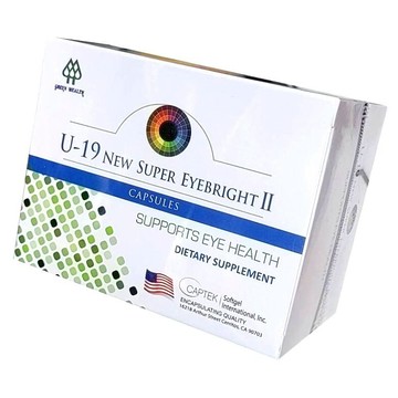 u-19 new super eyebright ii 苜明 第二代軟膠囊 90粒/盒