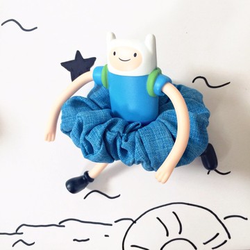 Dr.Pumpkin-大腸花兒髮圈(大腸圈)-海藍