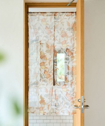 SaibabaEthnique【熱門預購】花鳥果漾科塔織輕柔暖簾 IRAP6104