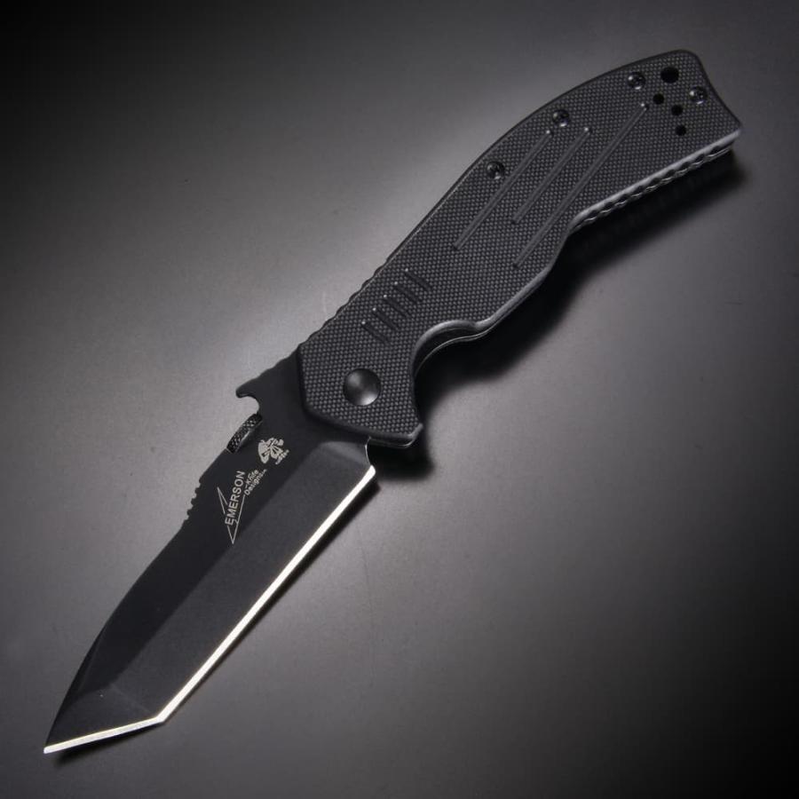 Kershaw 折りたたみナイフ タントー 片刃 エマーソン KS6044TBLK CQC-8K