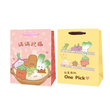 調味生活 禮物提袋(大)-紅/黃