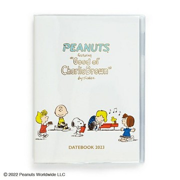 【震撼精品百貨】2023年曆~史奴比Peanuts Snoopy~史奴比Snoopy 2023 A5行事曆手帳本(白生活)*20558