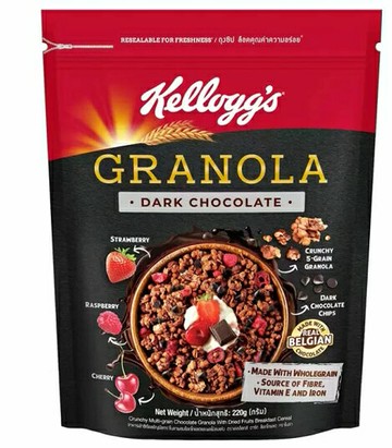 [COSCO代購6] D131327  家樂氏巧克力莓果纖穀脆 每包220公克