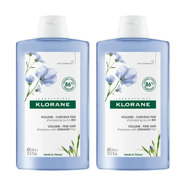 Klorane蔻蘿蘭 豐盈澎鬆洗髮精400ml 二入組【德芳保健藥妝】