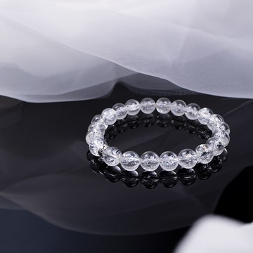 爆爆白水晶 | 天然能量手串 | 8-9mm