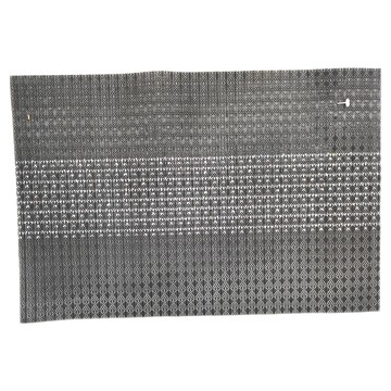 東源益 PVC餐墊(中段亮片)  黑色  45 x 30cm  1個