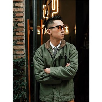 N-1 DeckJacket美式復古阿美咔嘰軍旅甲板服短款加厚外套男女夾克
