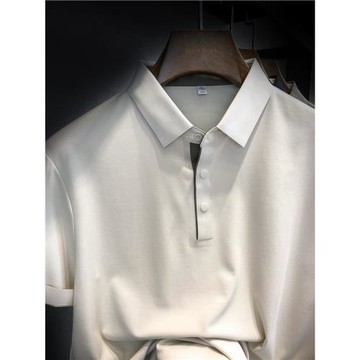 7A冰氧負離子纖維運動速干短袖polo衫男士夏季薄款翻領T恤男衣服