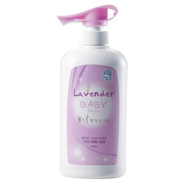 KU.KU Duckbill 酷咕鴨 薰衣草嬰兒沐浴乳，天然/舒眠/滋潤，600ml  1瓶