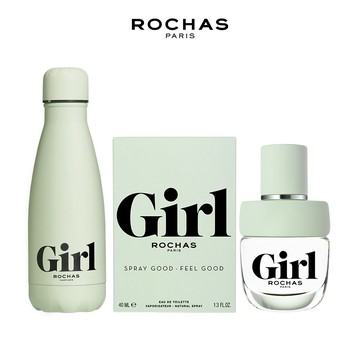 快速出貨【ROCHAS】羅莎女孩淡香水40ml(贈羅莎女孩水壺.附紙袋)