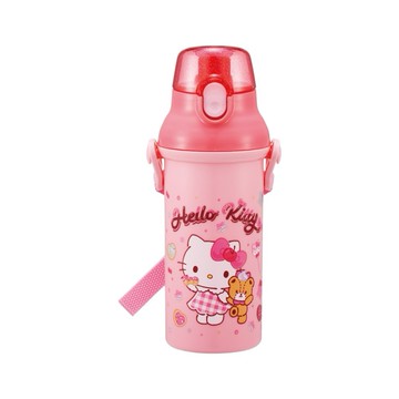 (預購)  兒童用品區 Skater 彈蓋直飲水壺-Kitty點心時光 480ml (JN146)