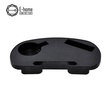 【E-home】 York約克折合椅杯架-黑色