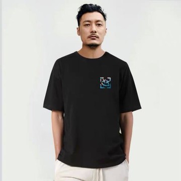 短袖t恤男純棉夏季男款半袖男生潮牌胖子加大碼男裝體恤男士衣服