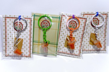 微縮港式凍奶茶 鎖匙扣