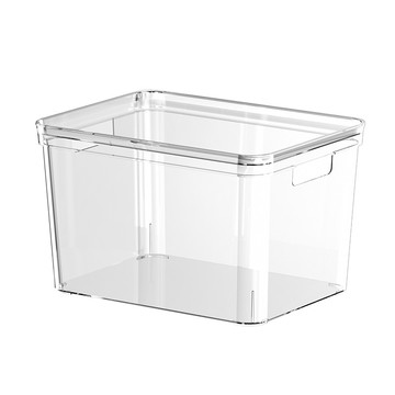有蓋透明收納盒  收納箱 儲物箱 衣物整理箱 雜物收納箱 L017