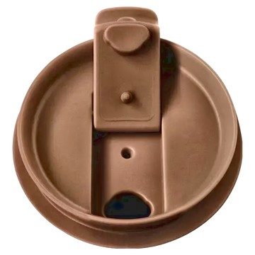 HYDY 翻蓋式咖啡杯蓋 Travel Mug Flip-Top Lid 耐熱140°C  摩卡  1個