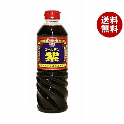 フンドーキン ゴールデン紫 720mlペットボトル×6本入｜ 送料無料 醤油 しょうゆ 濃口醤油 調味料