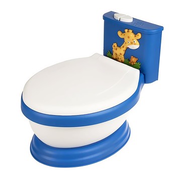 新色長頸鹿兒童音樂馬桶  深藍色