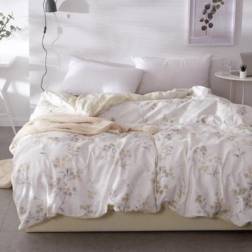 小碎花純棉被套三件套 ins風田園風全棉被單套被罩150x200四件套