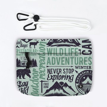 Grinstant混搭可拆組式小包肩背包 - 冒險系列 (營地文字)