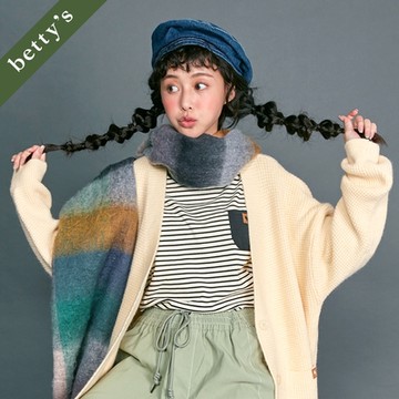 betty’s貝蒂思  素面口袋條紋抽繩七分袖T-shirt(共二色)