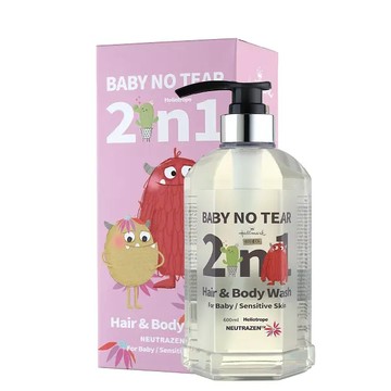 自然之萃2in1洗髮沐浴泡泡露600ml-南美天芥花