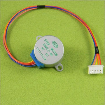 【AI電子】*(15-1) 5V步進馬達 4相5線 減速電機28BYJ-48-5