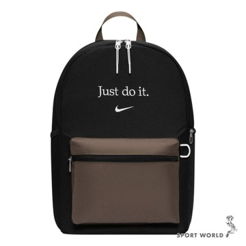 Nike 後背包 書包 多隔層 15吋筆電 刺繡 黑【運動世界】IQ3296-010