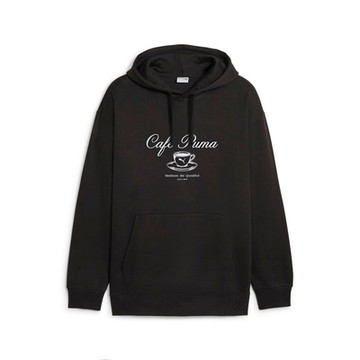 【PUMA官方旗艦】流行系列Cafe Puma長厚連帽T恤 男性 62524401