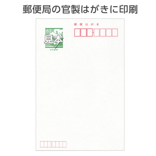 法要 案内 お知らせ はがき 印刷 5枚 片道 官製郵便ハガキ 通知 連絡 手紙 忌明け 満中陰 名入れ 帰蝶堂